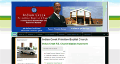 Desktop Screenshot of indiancreekpb.org